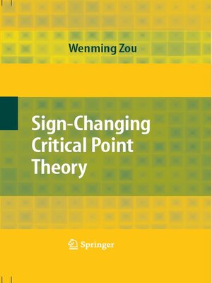 cover image of Sign-Changing Critical Point Theory